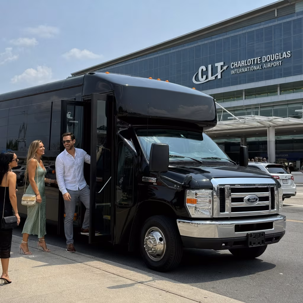 Rent a Bus to Charlotte Douglas International Airport (CLT)