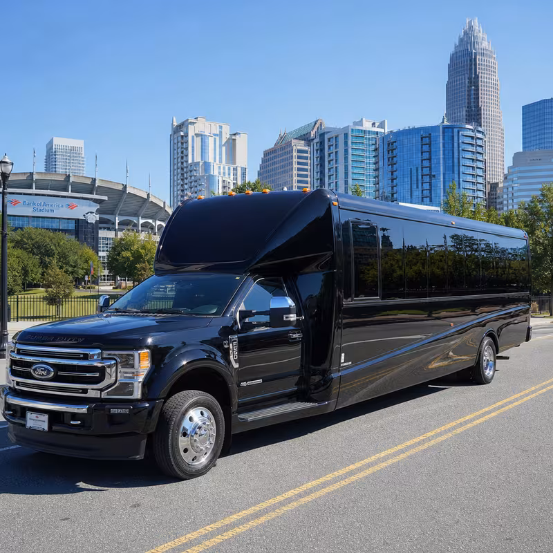 30 Passenger Party Bus Exterior