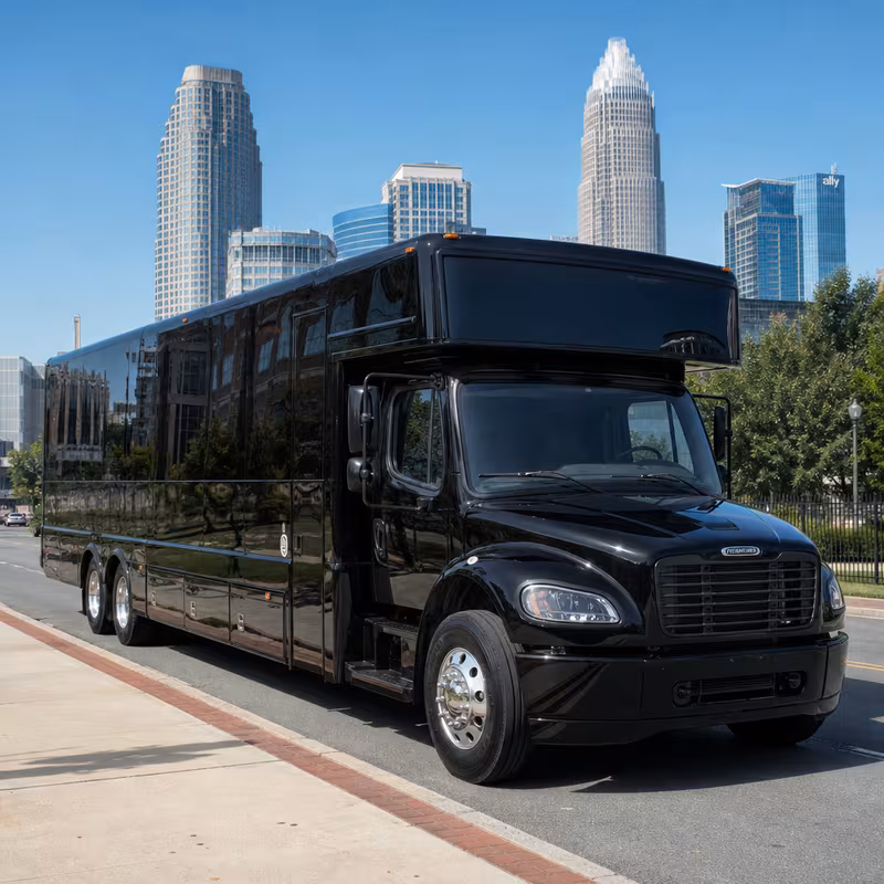 40 Passenger Party Bus Exterior