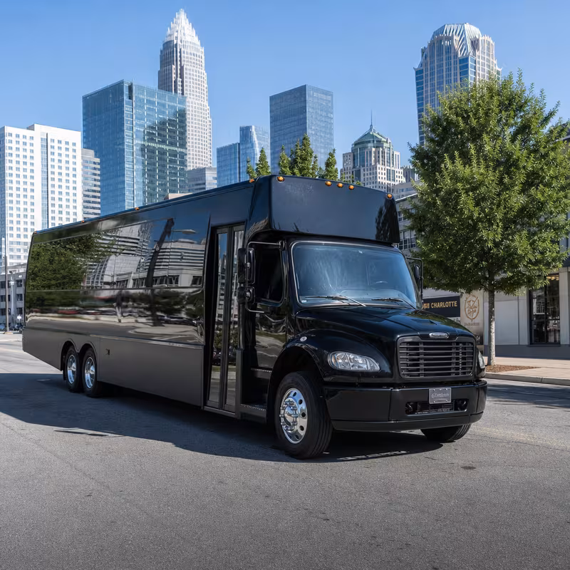 50 Passenger Party Bus Exterior