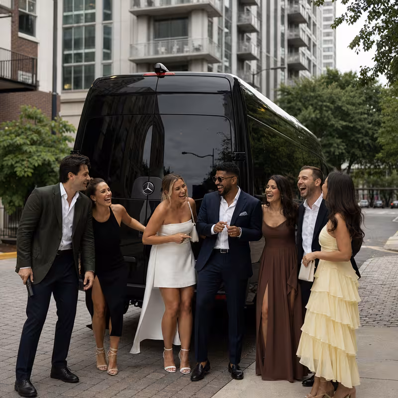 Charlotte Bachelor & Bachelorette Transportation fleet vehicle