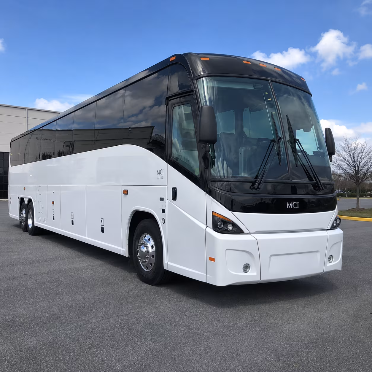 Charlotte Airport Shuttle & Transportation party bus exterior