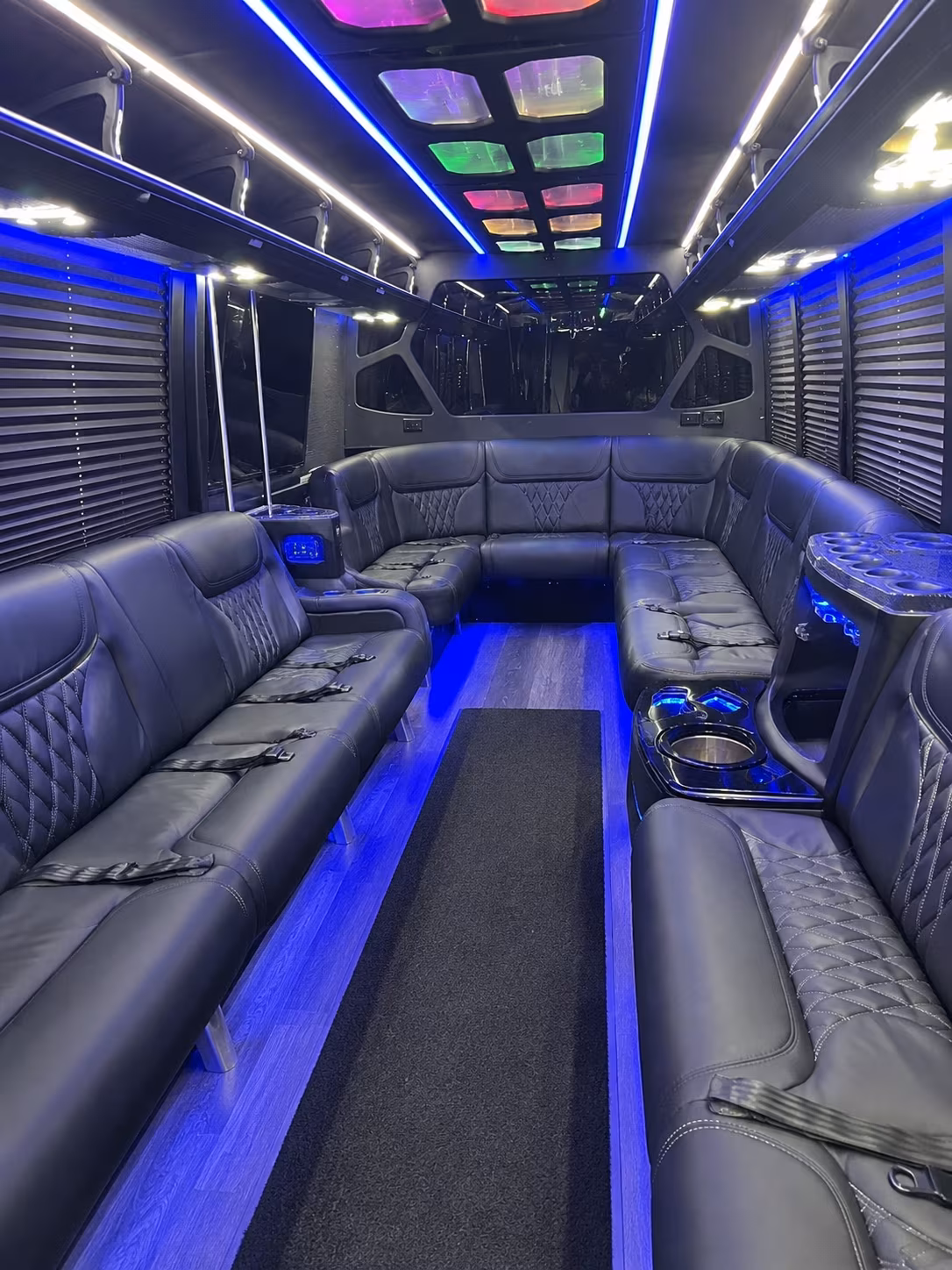 Charlotte Bachelor & Bachelorette Transportation party bus exterior
