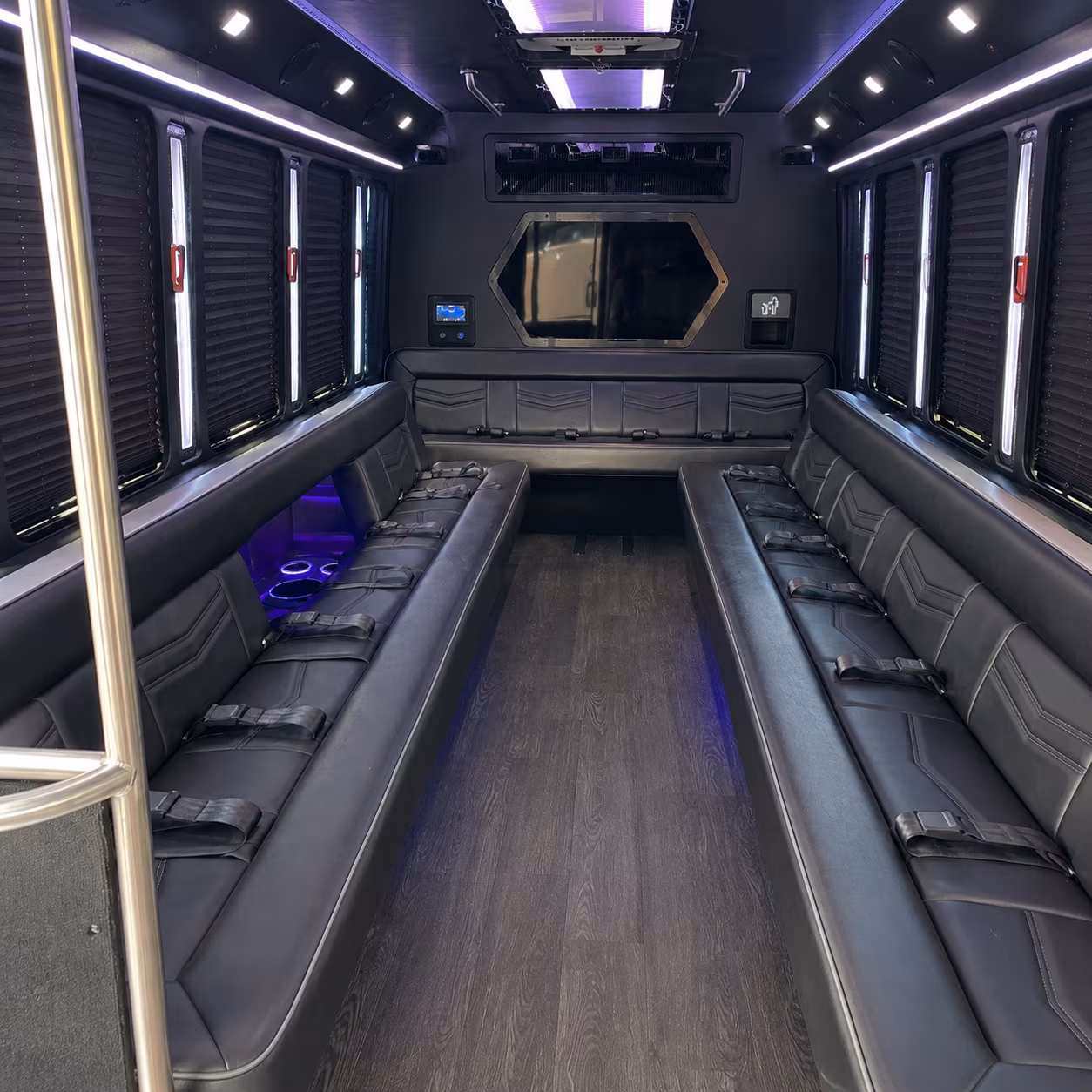 Charlotte Concert & Music Festival Transportation party bus exterior