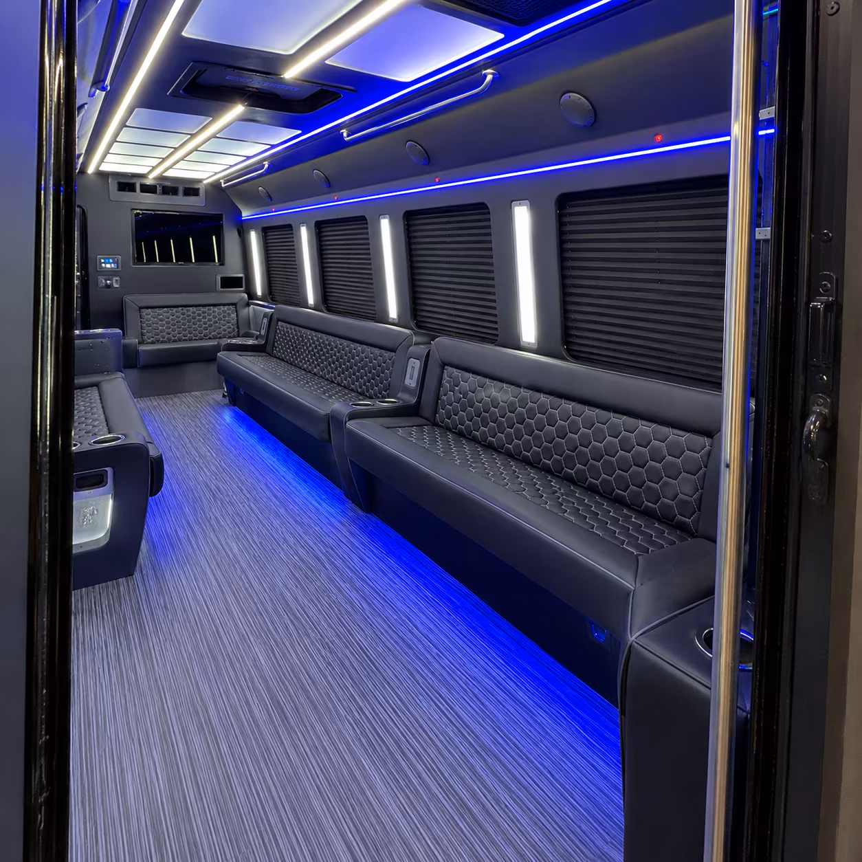 Charlotte Concert & Music Festival Transportation party bus exterior