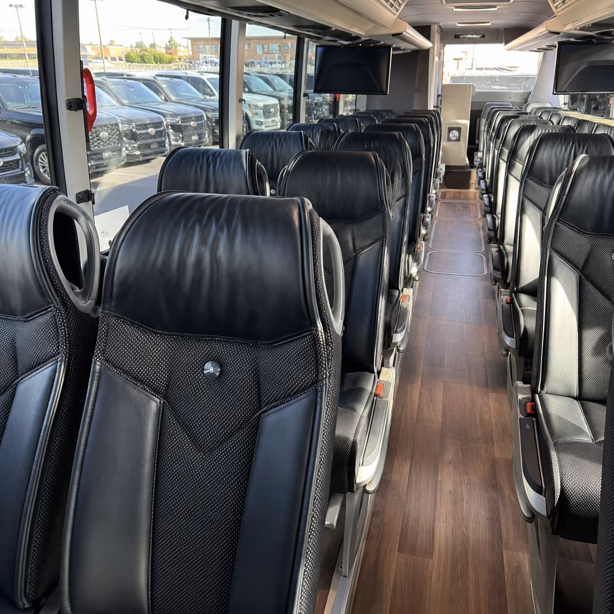 Charlotte Corporate Transportation party bus exterior
