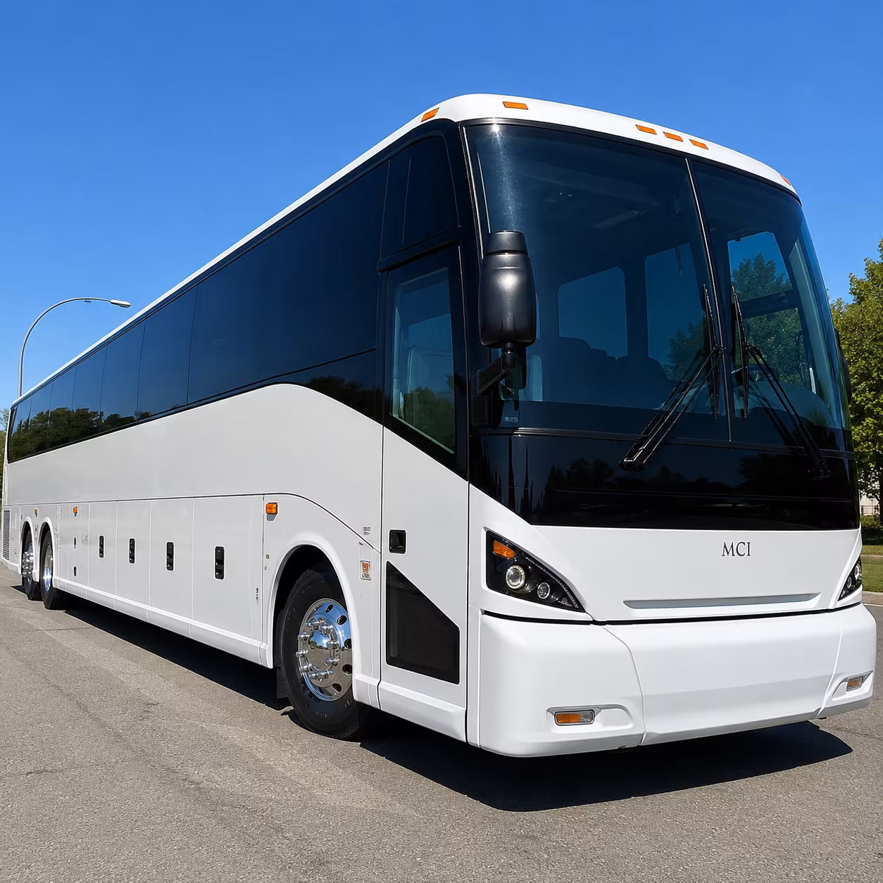 Charlotte Corporate Transportation party bus exterior
