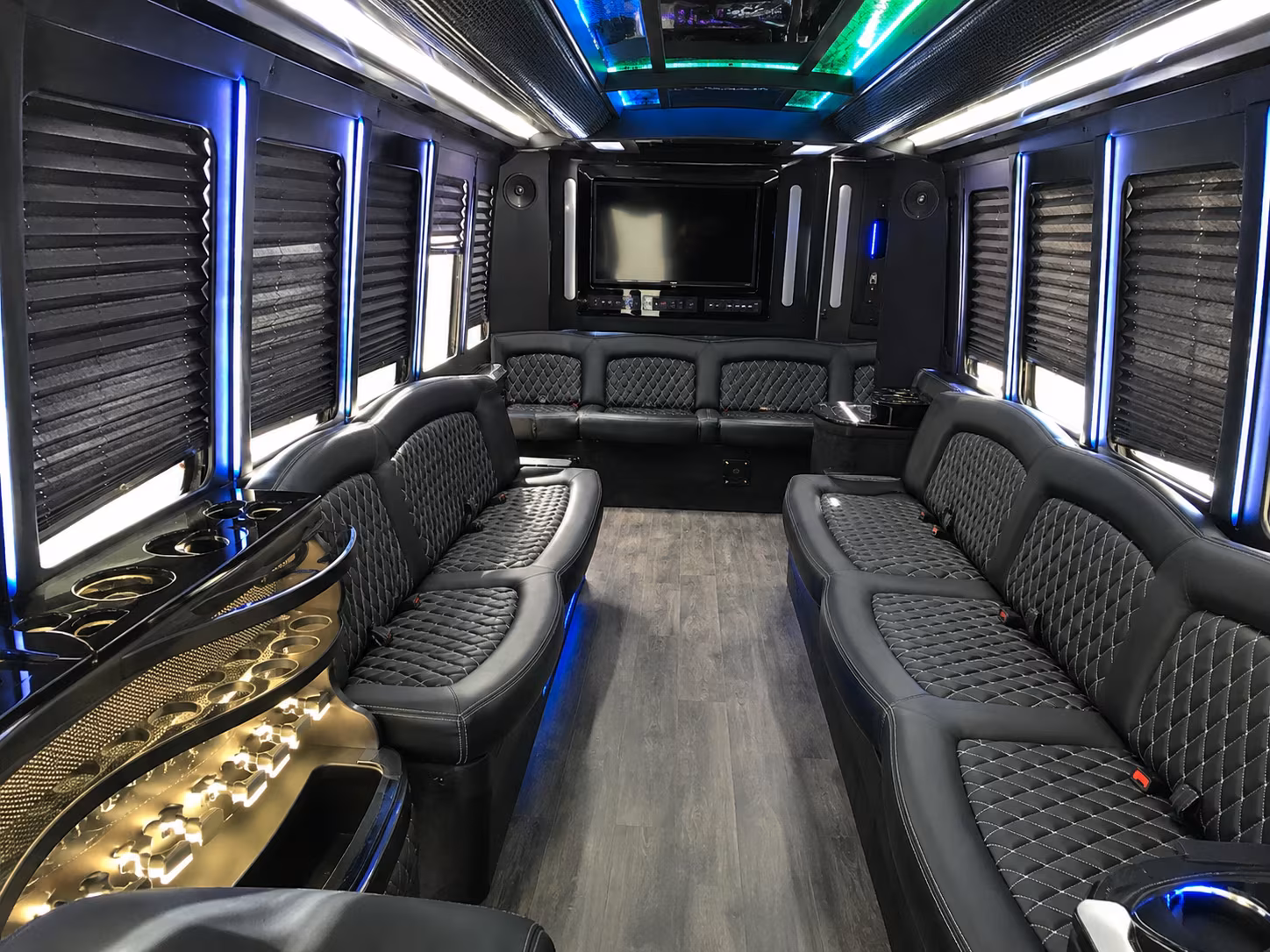 Charlotte Winery Tour & Pub Crawl Transportation party bus exterior