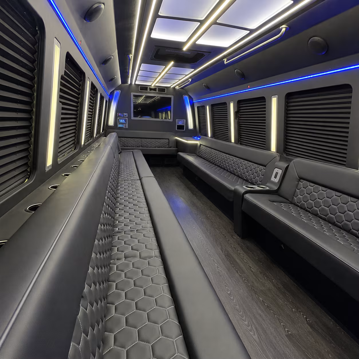 Charlotte Winery Tour & Pub Crawl Transportation onboard seating