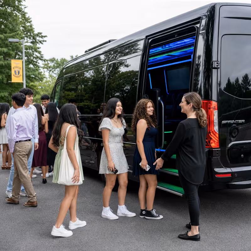Charlotte School Transportation fleet vehicle
