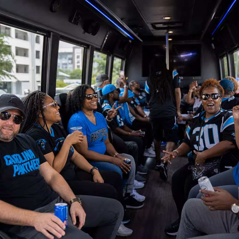 Charlotte Sporting Event Transportation fleet vehicle