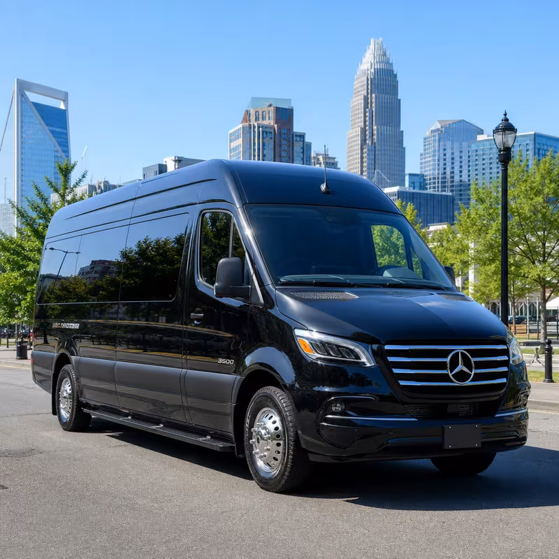 14 Passenger Sprinter Limo Exterior
