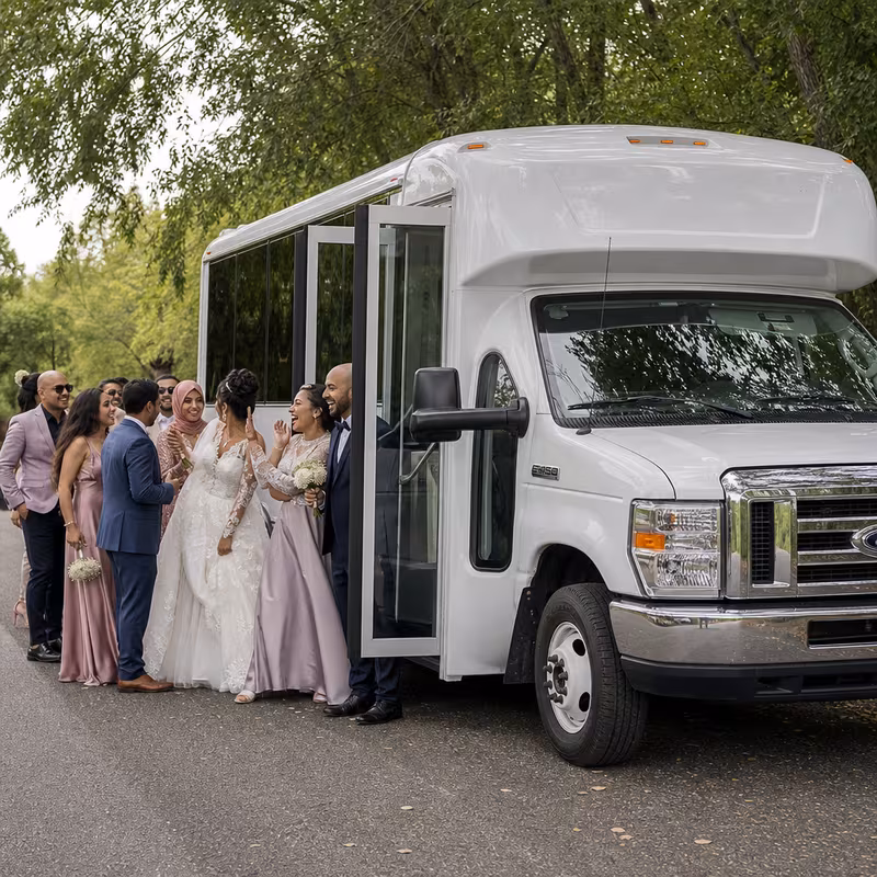 Charlotte Wedding Transportation fleet vehicle
