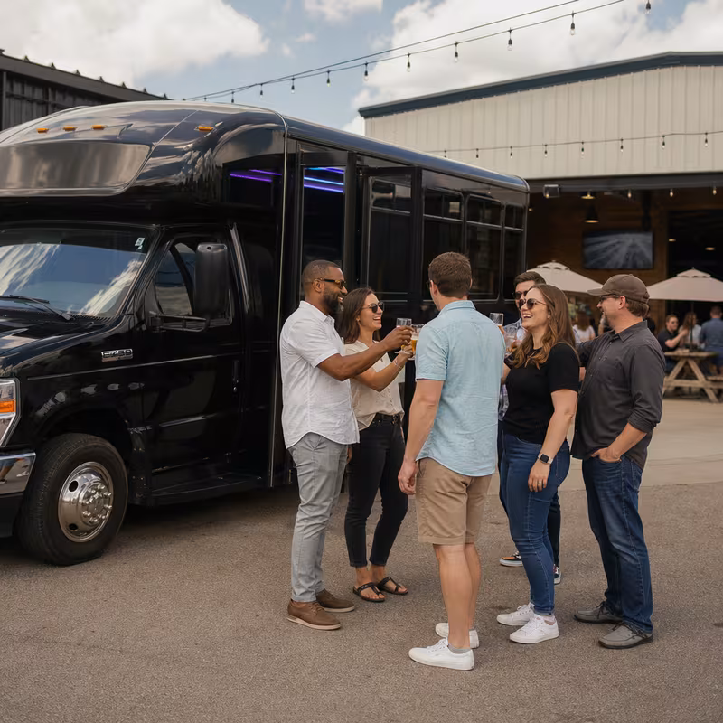 Charlotte Winery & Brewery Tour Transportation fleet vehicle